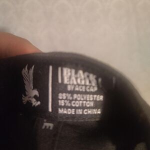 Eagle Men's Black and Grey Hat